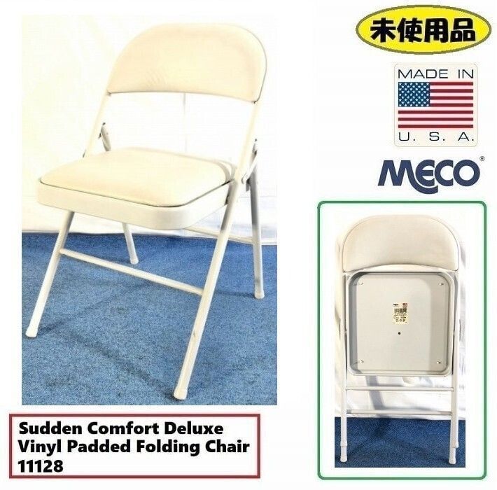 ◆未使用◆ Meco フォールディングチェア　① 折り畳み椅子　アメリカ　USA ◇未使用◇ Meco フォールディングチェア ① 折り畳み椅子 アメリカ
