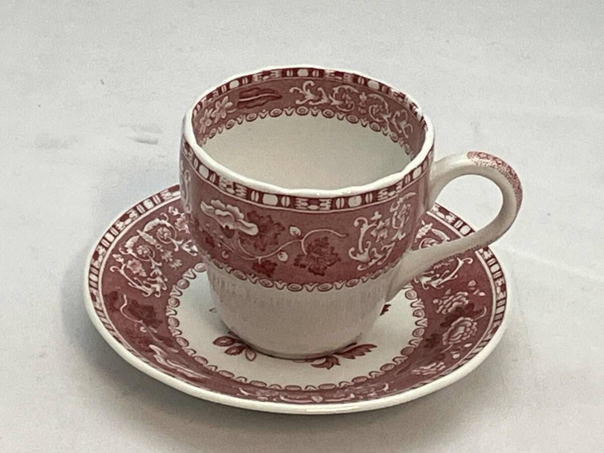  SPODE スポード PINK CAMILLA ピンクカミラ デミタスカップ ソーサー 5客 セット ブランド食器 洋食器 超 その他 食器