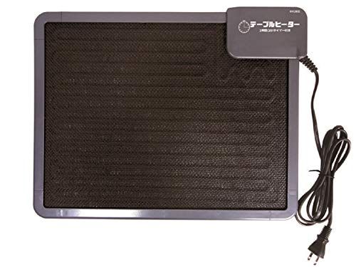 テーブルヒーター 3時間タイマー付き 省エネ マグネット式 消し忘れ防止タイマー搭載 グレー 749 b 74 c 3
