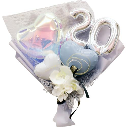 BALLOON TINO バルーンギフト新成人 成人式 20歳 バルーンティーノ ブルー 00094b3d