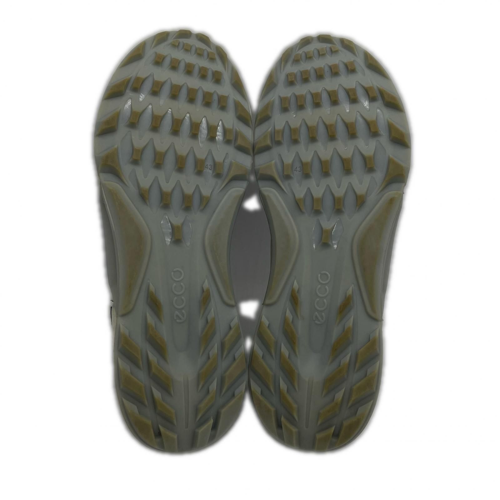 中古 エコー ecco ゴルフシューズ 26.5cm ホワイト バイオム C4 