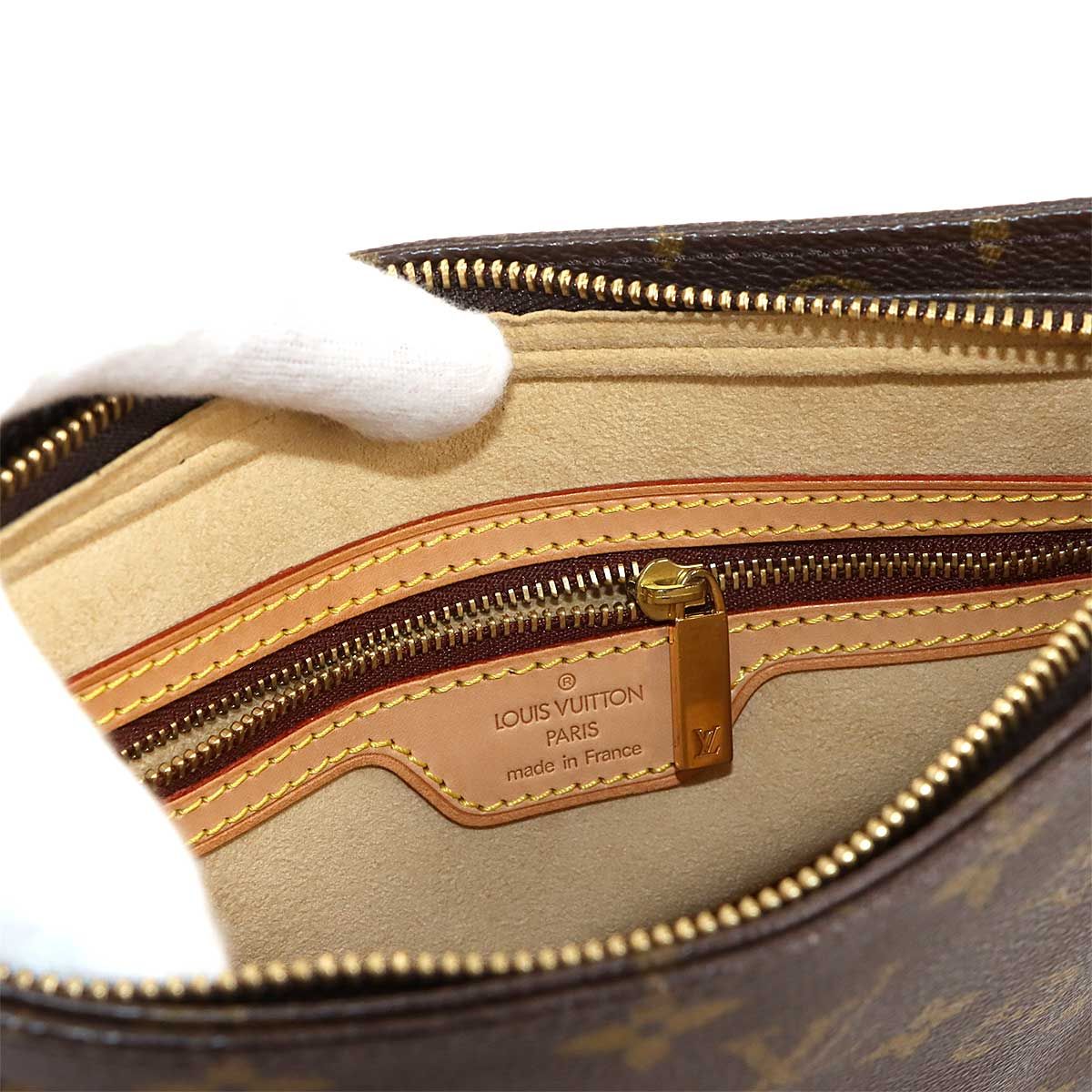美品 ルイ ヴィトン LOUIS VUITTON モノグラム ルーピング MM 