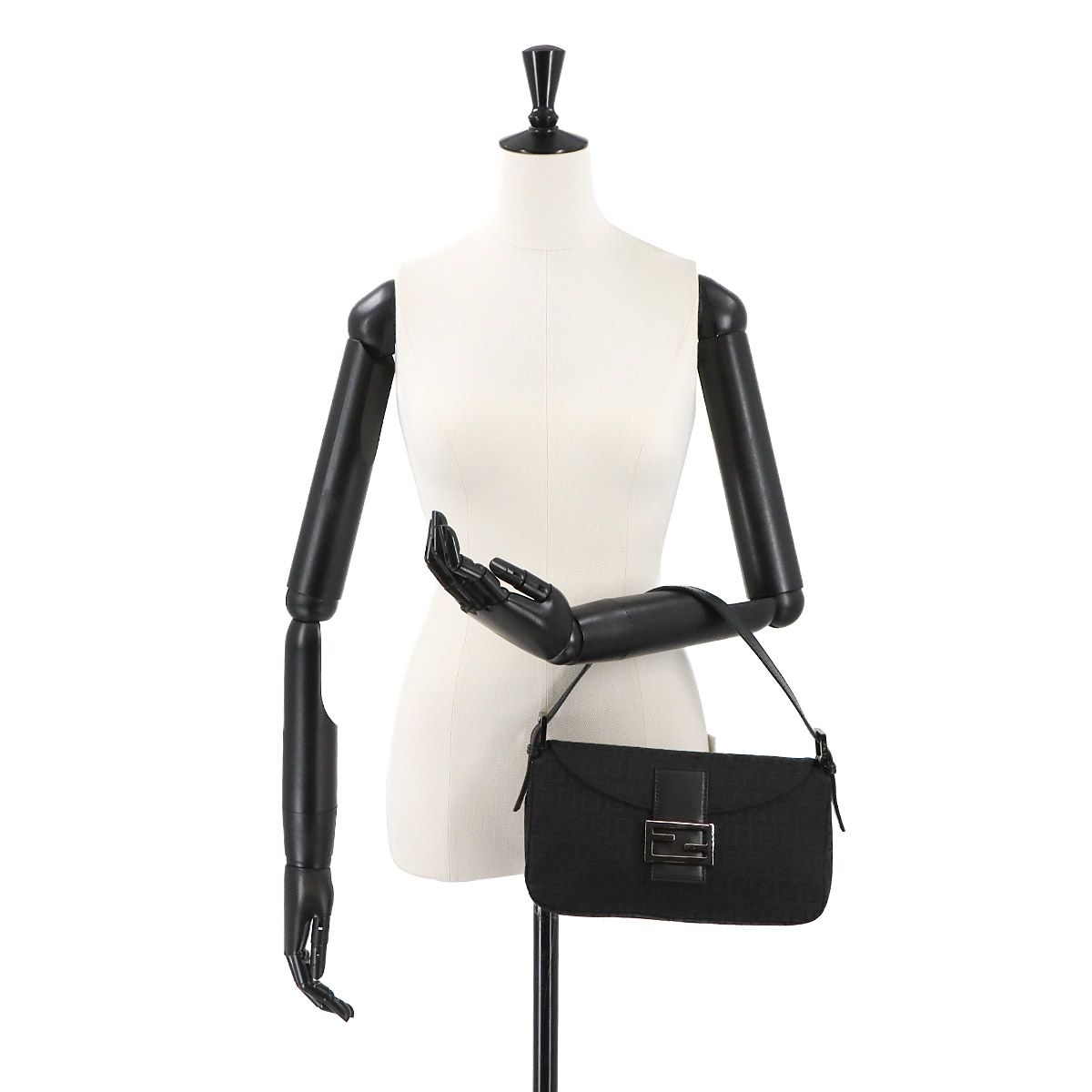 新品同様 フェンディ FENDI ズッキーノ マンマバゲット ショルダー