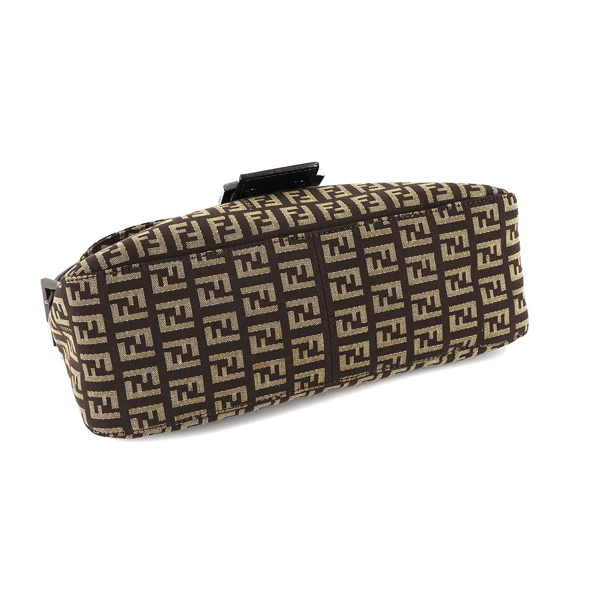 Fendi フェンディ　ミニマンマ　ズッキーノ フェンディ ズッキーノ ミニマンマバケット 8BR180 キャンバス/レザー レ