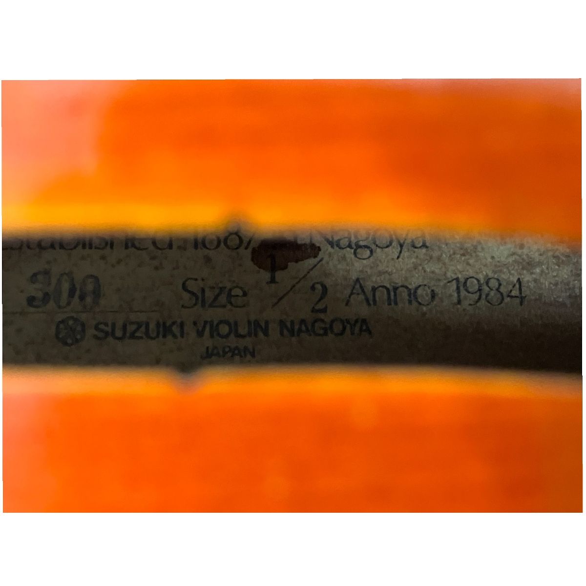 SUZUKI No.300 Anno 1984 バイオリン 1/2 楽器 スズキ 中古 美品