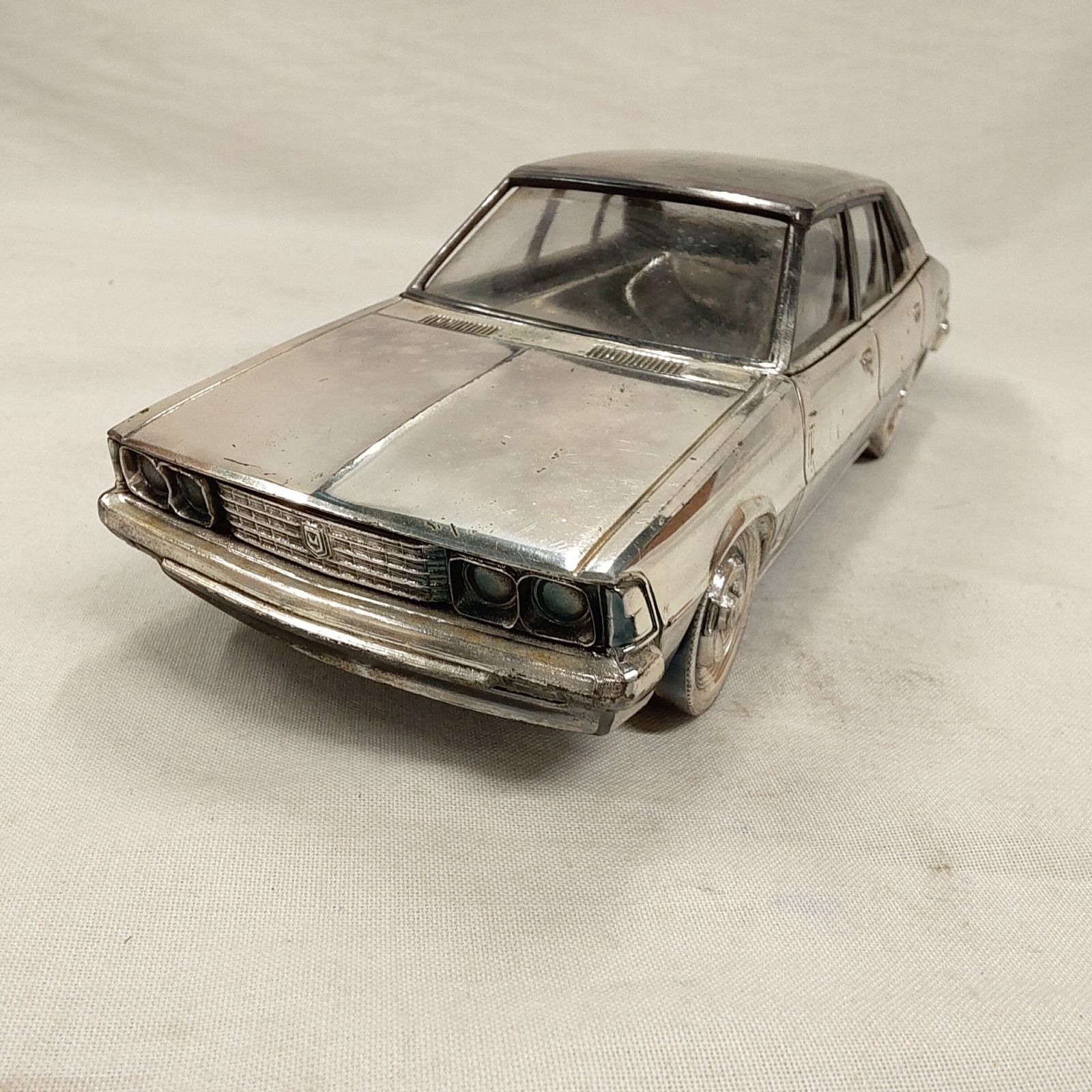 旧車　初代ギャランシグマ　シガレットケース　金属製 中古品・ギャランΣ （シグマ） シガレットケース 昭和レトロ