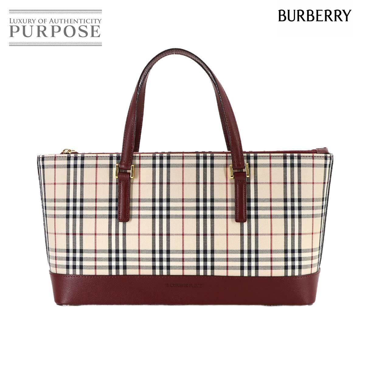 未使用 展示品 バーバリー BURBERRY ノバチェック ハンド バッグ