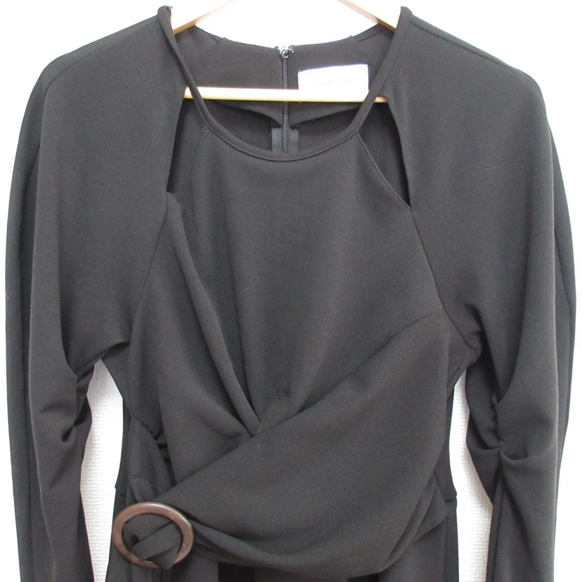美品 22AW knuth marf クヌースマーフ waist mark slit one piece 