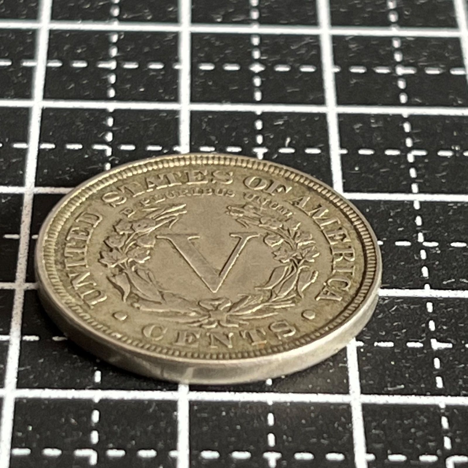 米国古銭】1883年 アメリカ 5セント硬貨 リバティ・ヘッド／Vニッケル