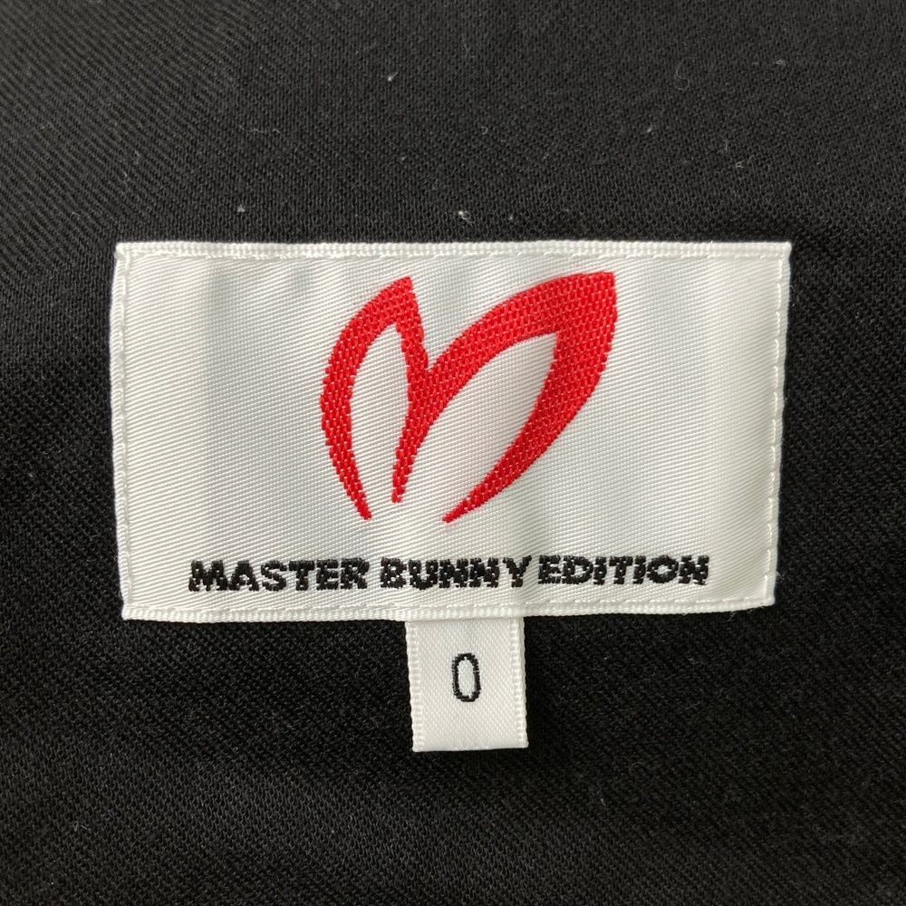 サイズ：0 MASTER BUNNY EDITION マスターバニーエディション ロゴ刺繍