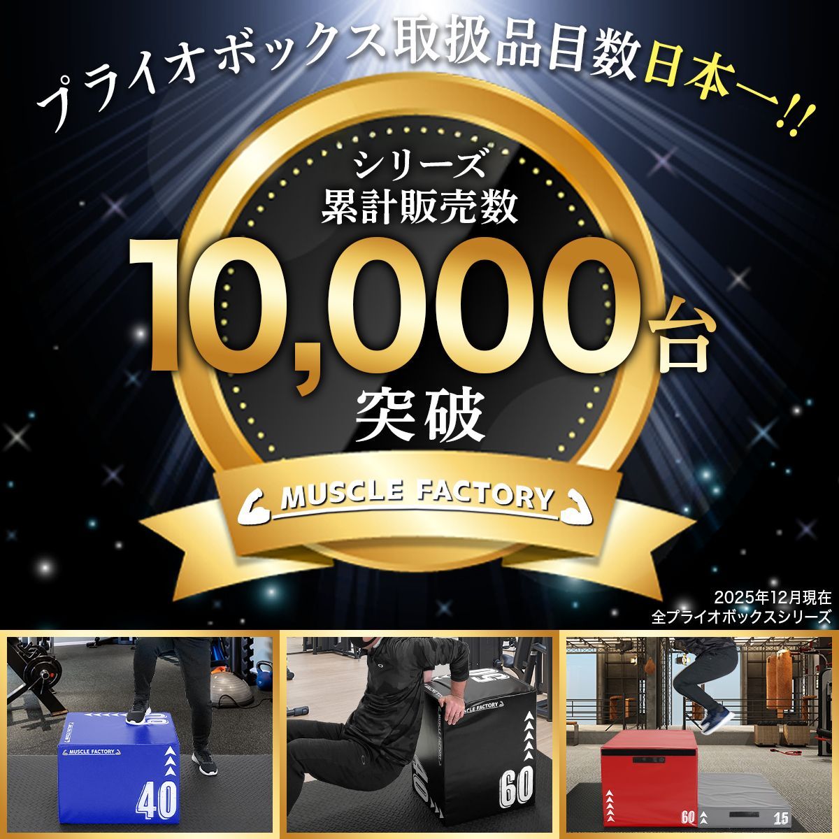 MUSCLE FACTORY プライオボックス ソフト 3 in 1 プライオメトリクス 