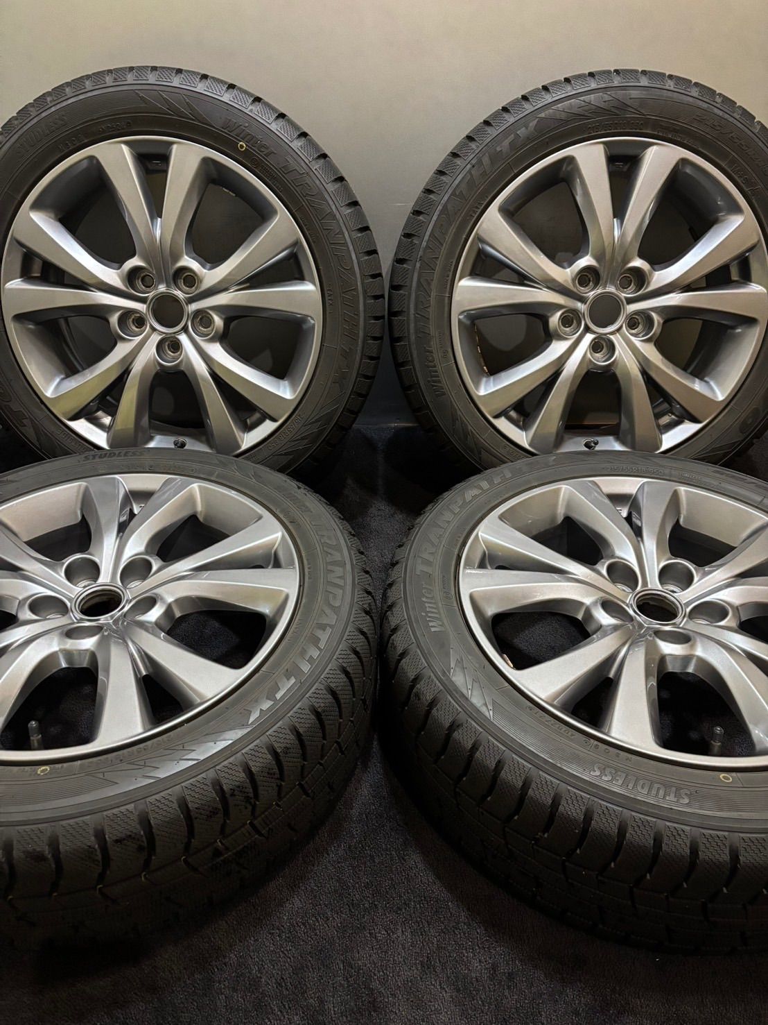 ☆215/55R18 TOYO/Winter TRANPATH TX 24年/21年製 マツダ CX-30 純正 