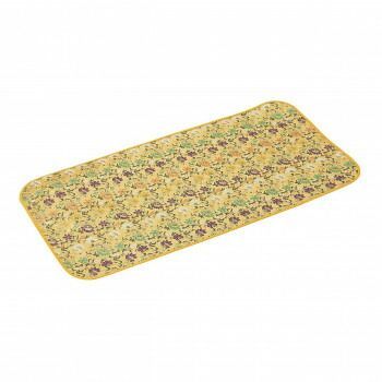 安全マット卓敷50 防炎 天平唐草 白茶 s 042