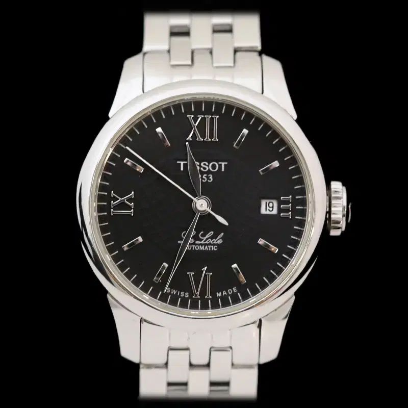 TISSOT ティソ T41118353 ル ロックル スチール ブラック 25 3mm オートマティック