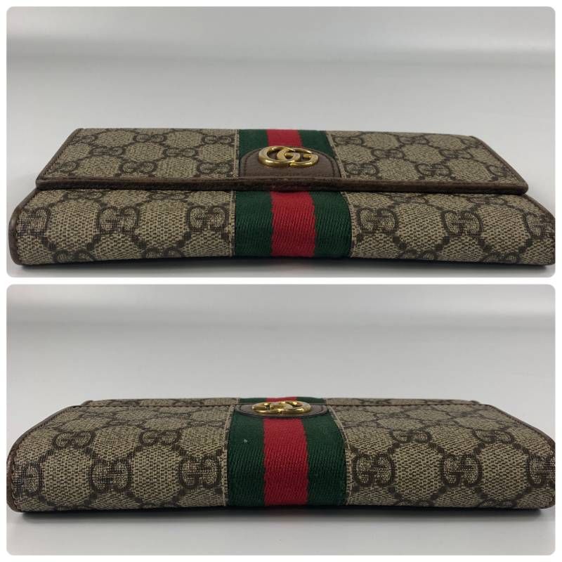 美品 GUCCI 長財布 GGスプリーム シェリーライン ディズニー 3匹の子豚