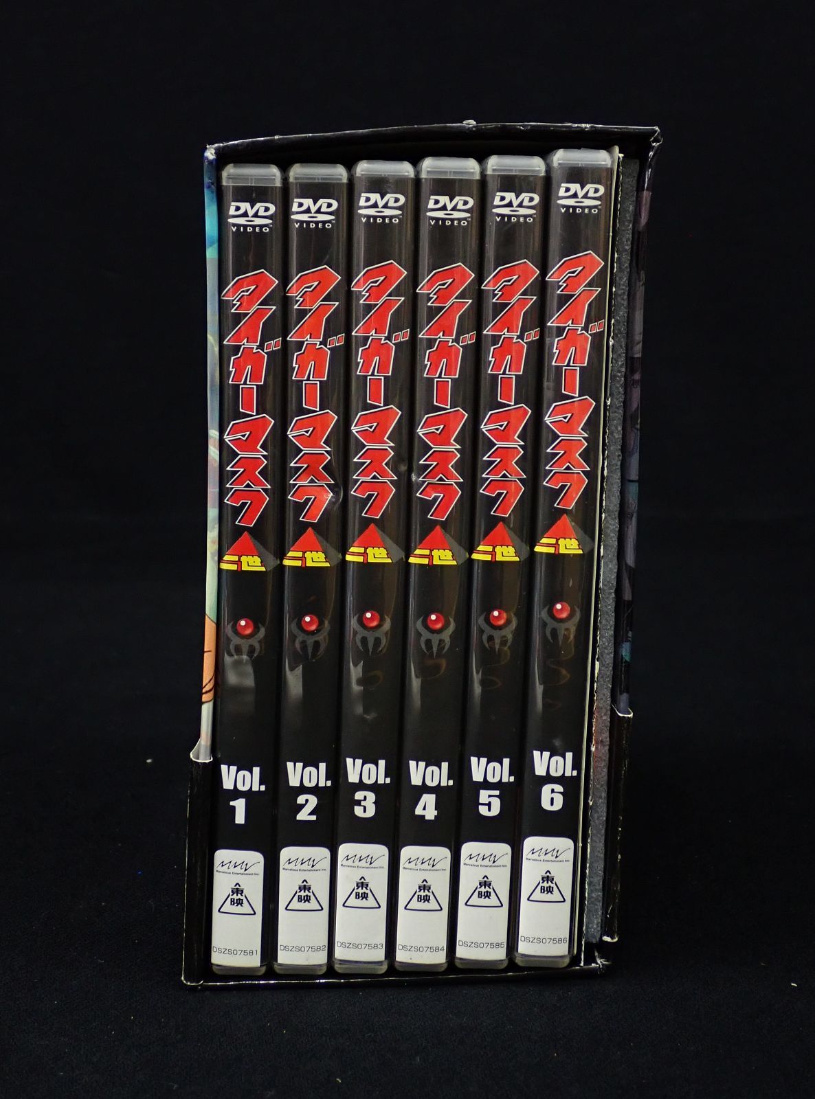 △DVD03 タイガーマスク二世 BOX 全33話収録△帯付き/冊子付/6枚組