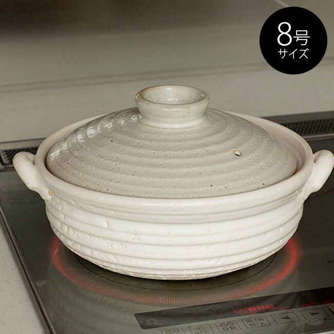 黒 60072 TOJIKI TONYA トウジキトンヤ 萬古焼 IH土鍋 外面溶射 8号 IH 直火 オーブン 電子レンジ 対応 ばんこ焼 土鍋 IH鍋 鍋料理 ごはん ご飯 野菜 遠赤外線 調理 日本製 万古焼 2人用 3人用