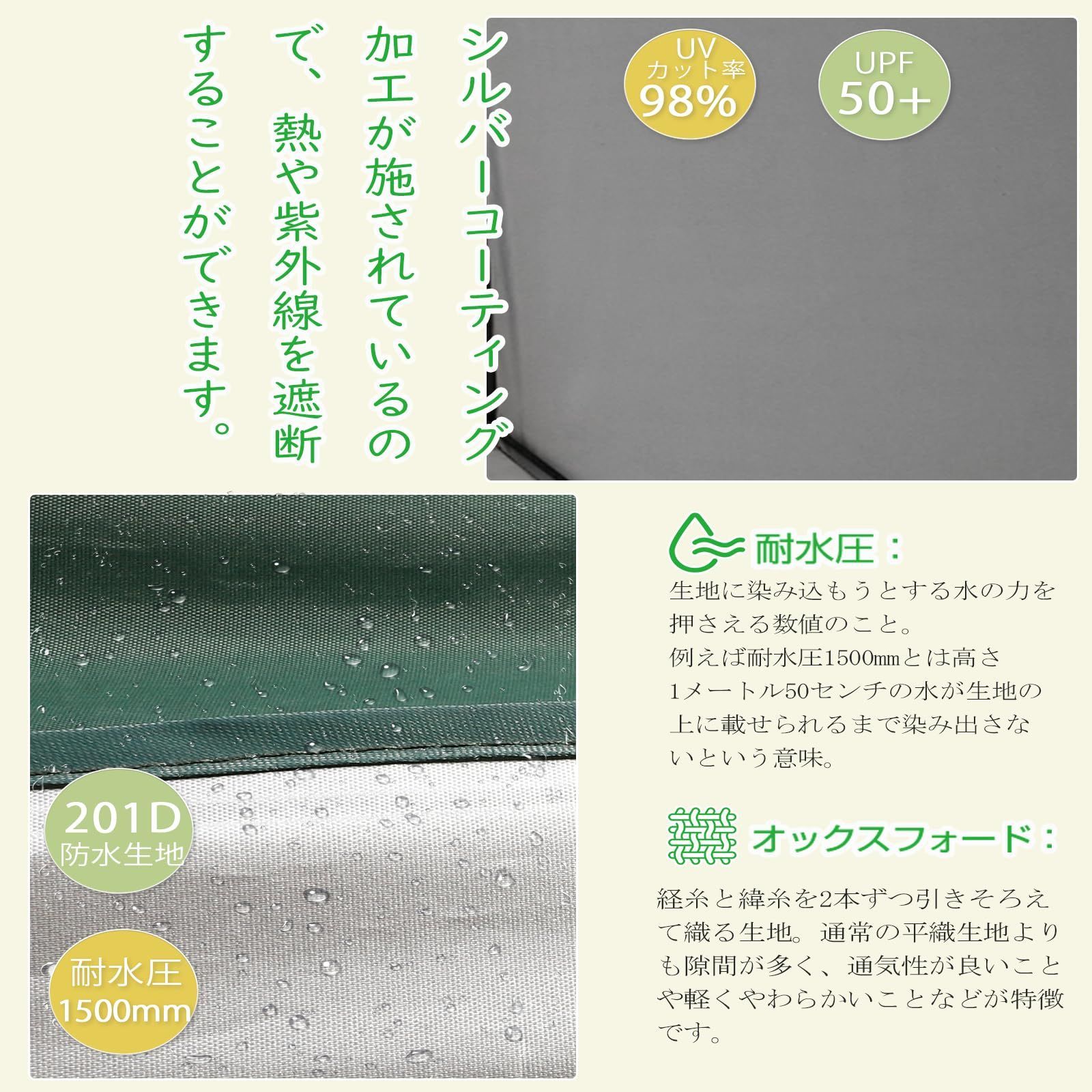 CYFIE タープテント 3 m×3 m|3 m×6 m 強化型! サイドシート付 高さ3段階調節 扉と窓 uvカットワンタッチタープテント サンシェード 高耐水加工 日よけ 組立簡単 持ち運び便利 キャンプ|ピクニック|運動会|アウトドア|集会用|試合応援 収納ケ