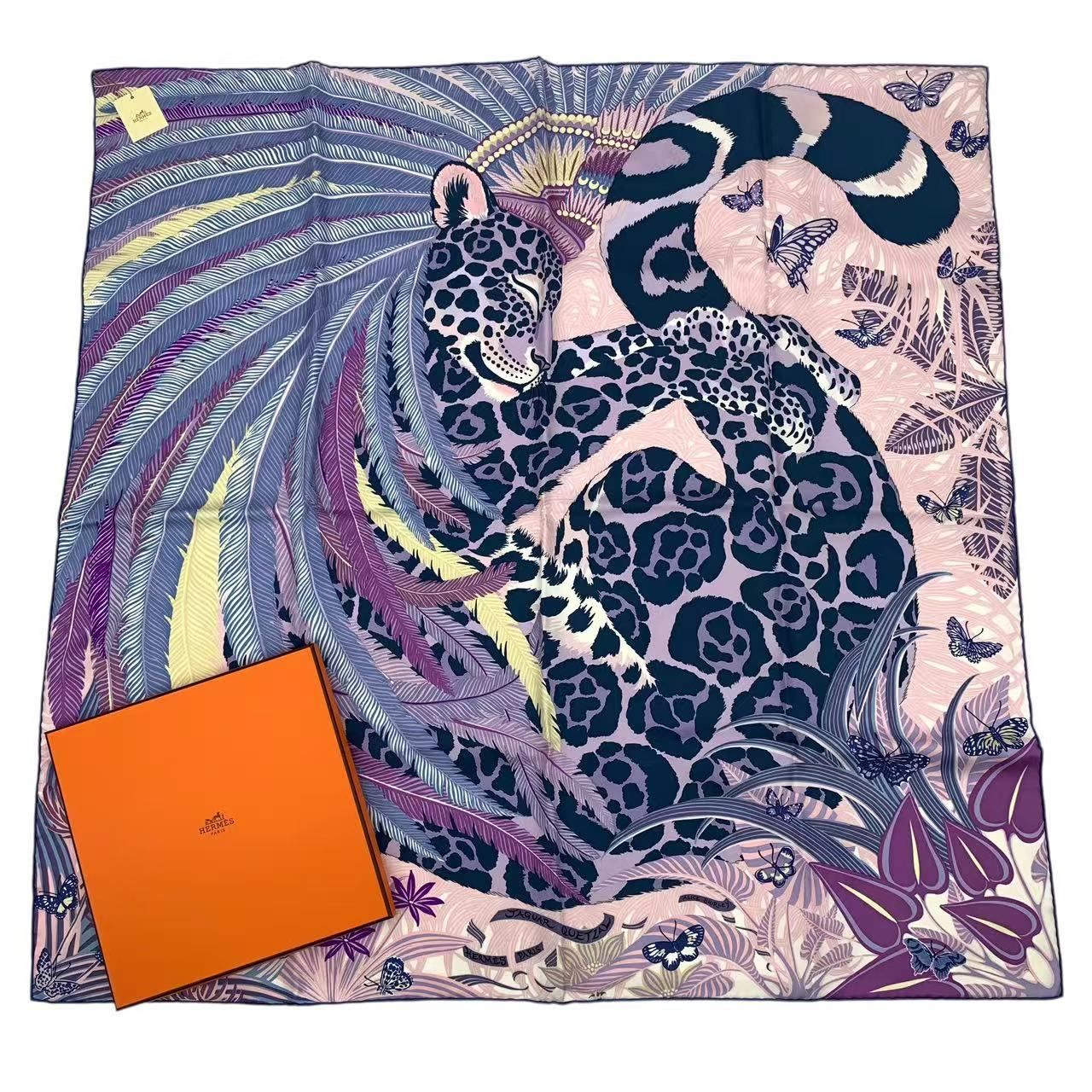 エルメス カレジェアン140 カシシル ジャガーケツァール HERMES 希少