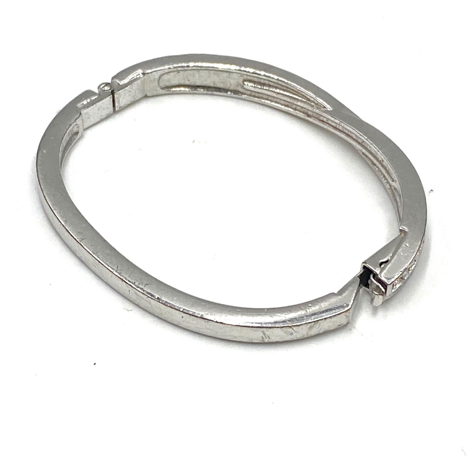 SWAROVSKI スワロフスキー バングル ブレスレット 腕飾り シルバー
