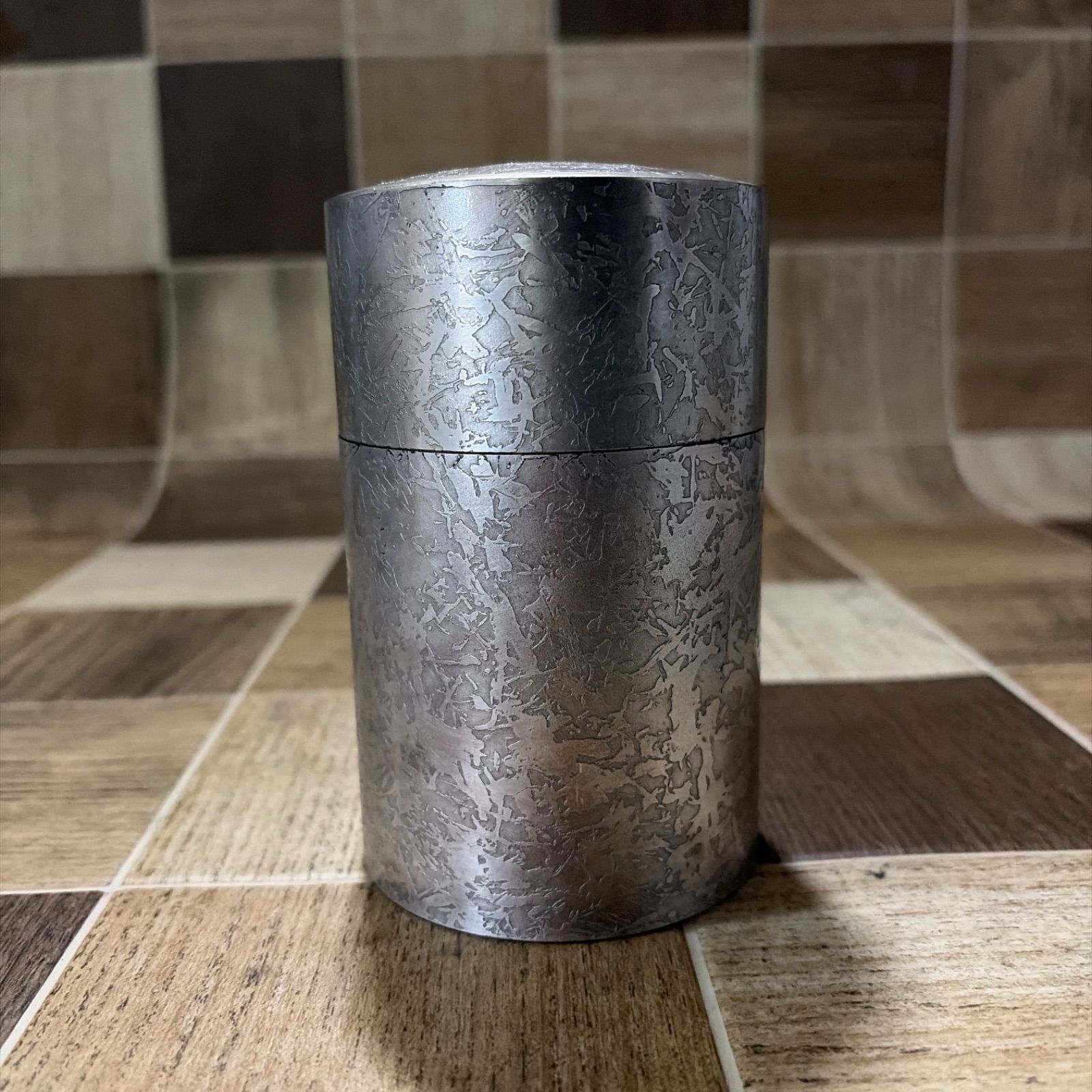 茶道具 茶筒 銅製 高岡銅器 瑞正 骨董 中古品 - メルカリ
