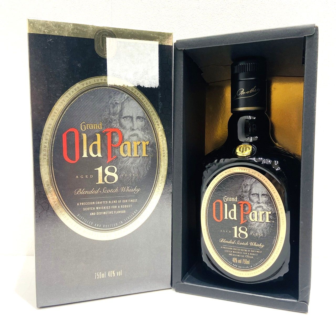 グランドオールドパー18年 750ml 箱付 古酒 - メルカリ