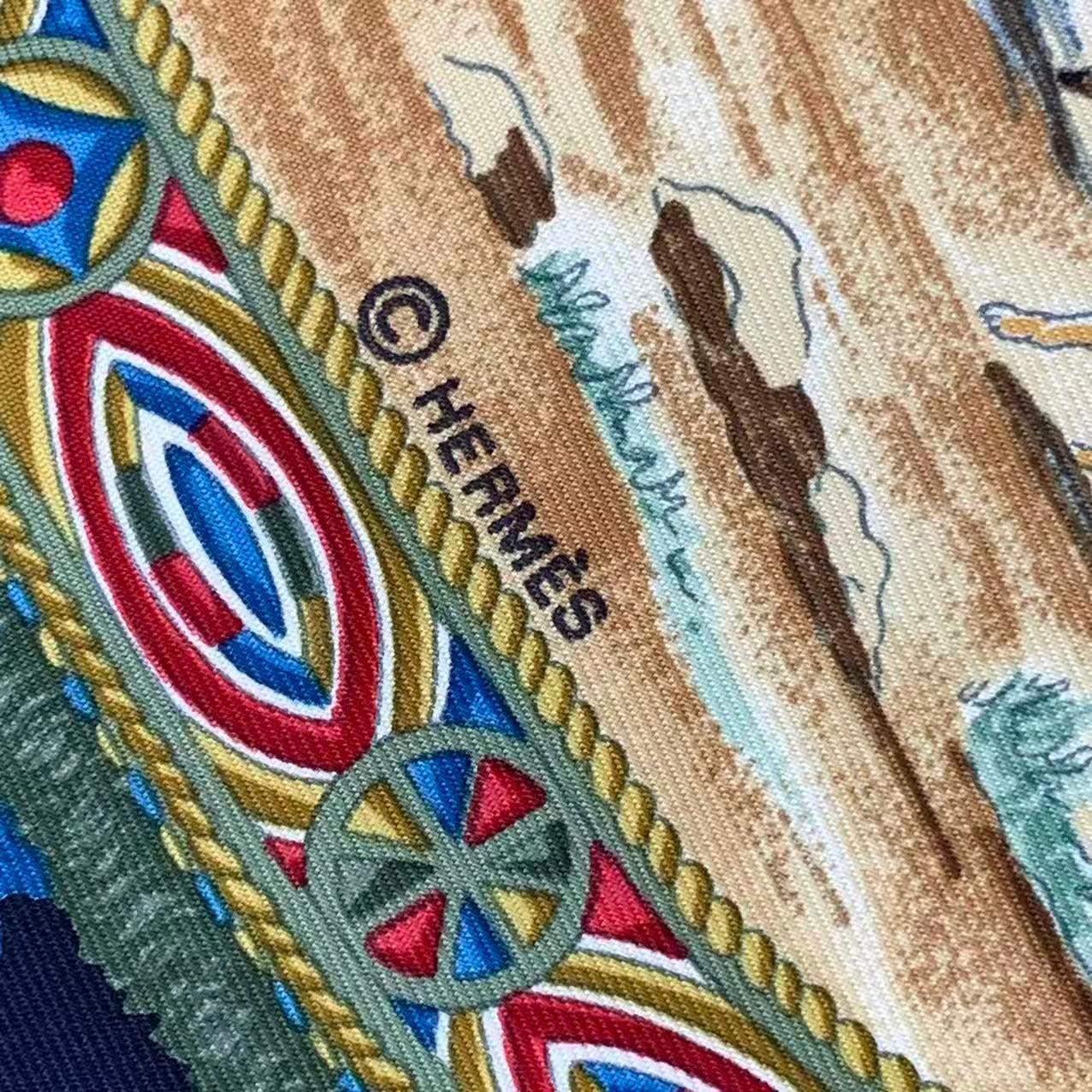 未使用品 HERMES エルメス カレ90 スカーフ シルク CAVALIERS PEULS