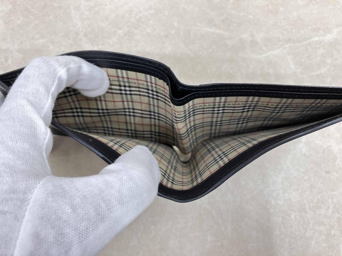 Burberry バーバリー 二つ折り財布 ウォレット カードケース メンズ