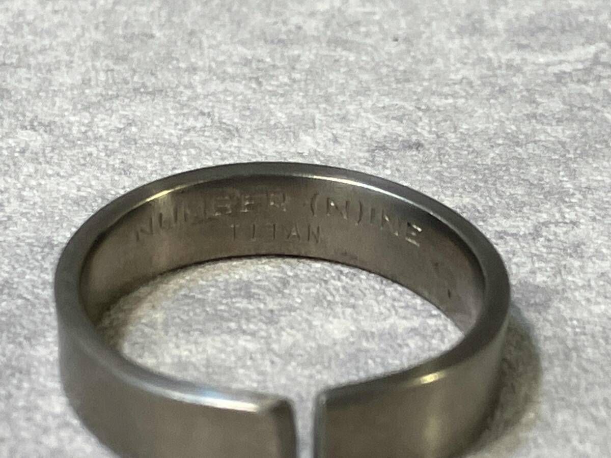 00AW／archive／Number (N)ine REDISUN チタンリング 19号