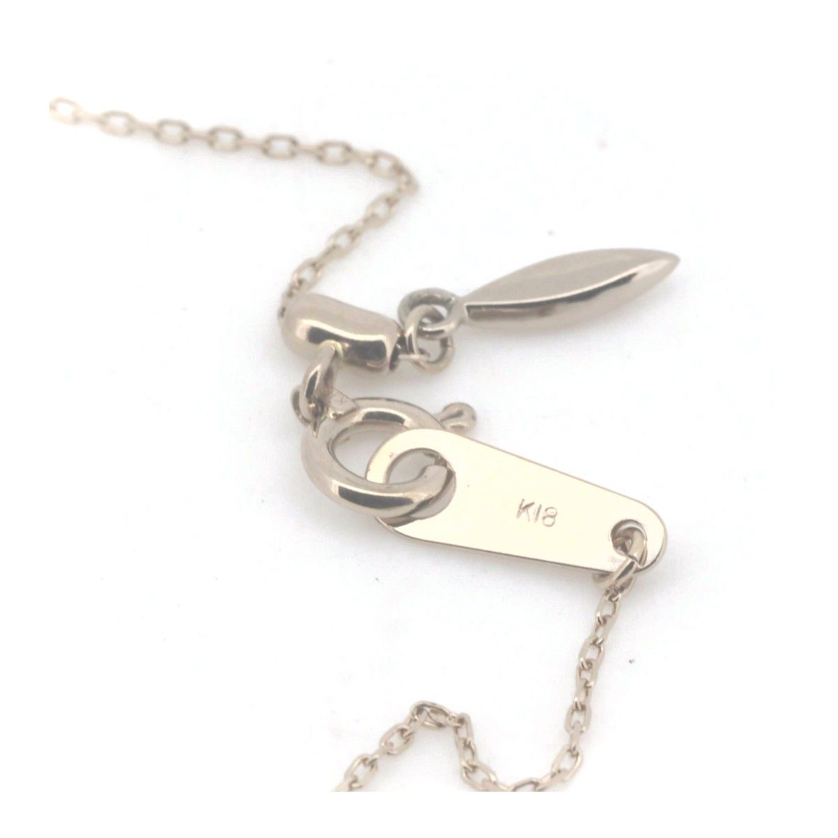カシケイ ネイキッド ダイヤモンド ネックレス 0.3ct K18BG(18金 