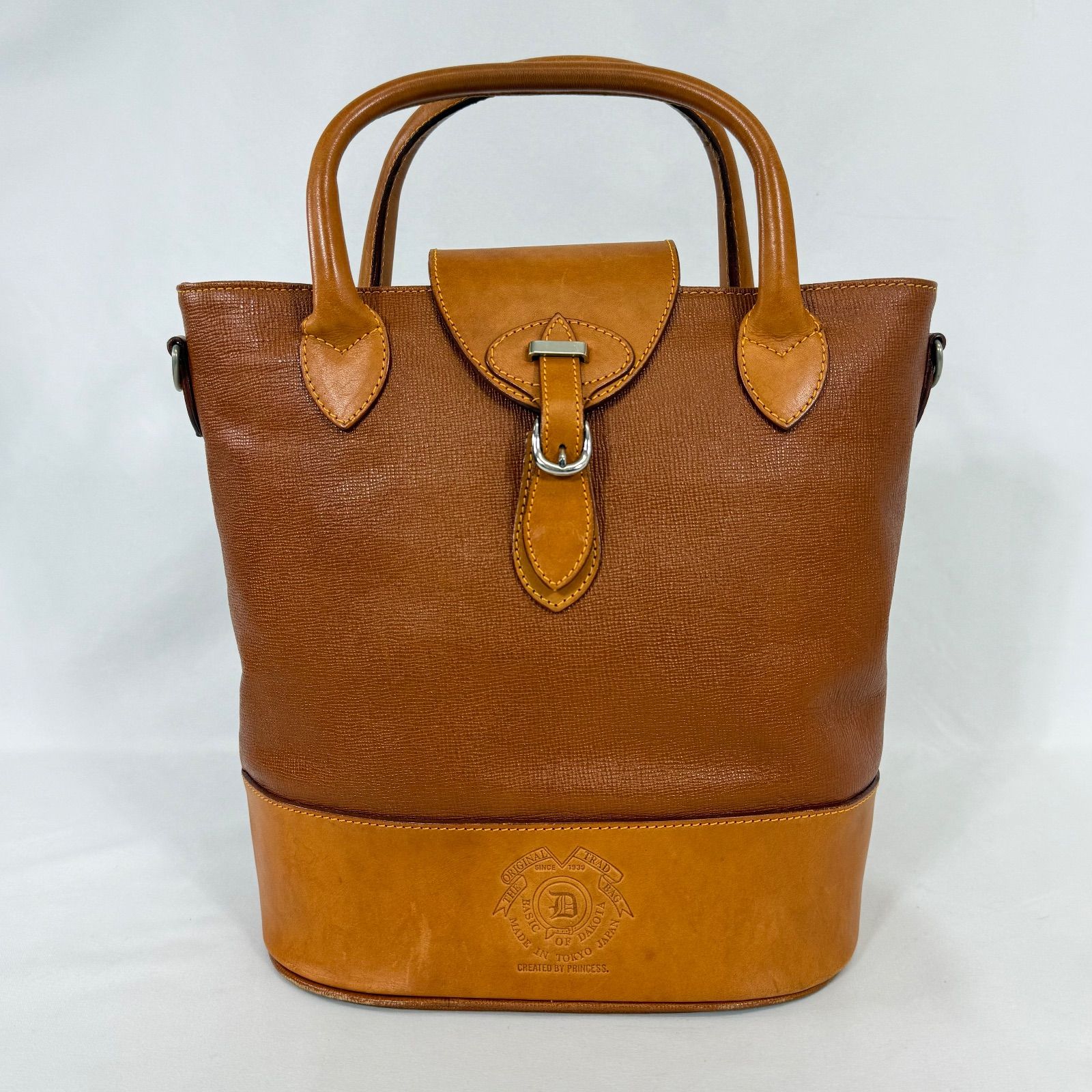 Dakotaブラウンレザー バッグ 希少・美品】DAKOTA ダコタ レザー 本革 2way ショルダーバッグ