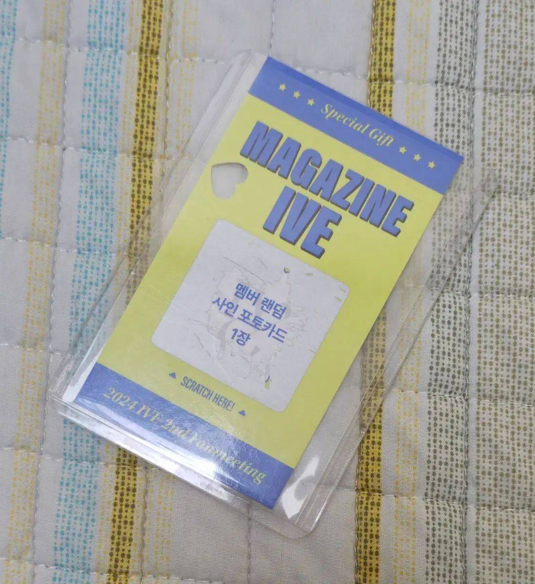 IVE アイヴ MAGAZINE DIVEZONE ウォニョン WONYOUNG チャンウォニョン 当選 サイン入りトレカ サイン入りフォートカード レイ ユジン YUJIN