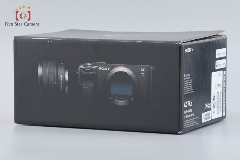 【中古】SONY ソニー α7C II ILCE-7CM2 ズームレンズキット シルバー シャッター回数僅少 元箱付き 中古】SONY ソニー α7C II ILCE-7CM2 ズームレンズキット シルバー