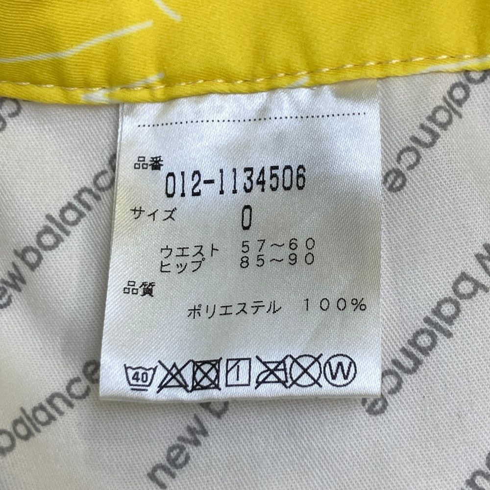 サイズ：0 NEW BALANCE GOLF ニューバランス スカート イエロー系