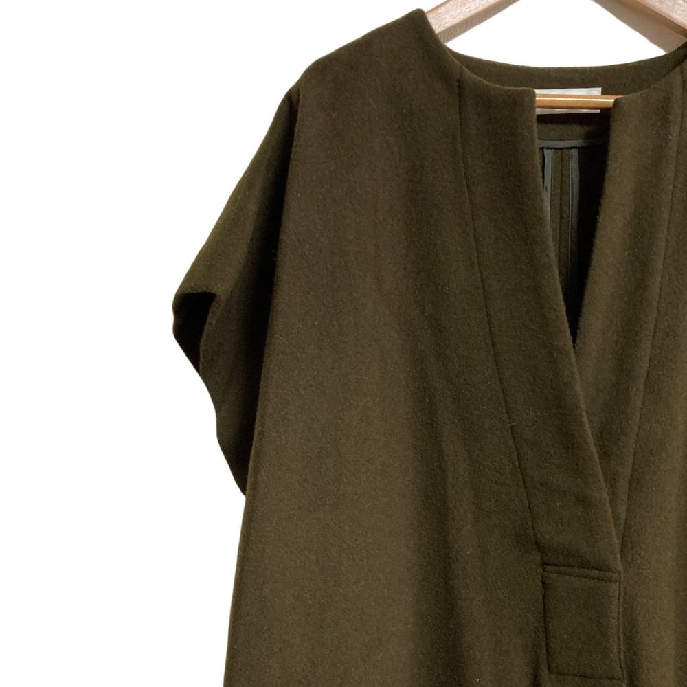 美品 SACRA サクラ SUPERIOR MELTON OP フレンチスリーブ ロング