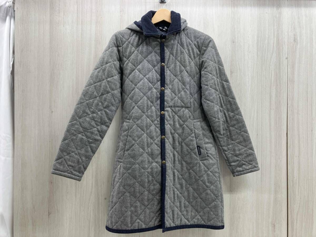 LAVENHAM ラベンハム キルティングコート 表記サイズ38 グレー - メルカリ