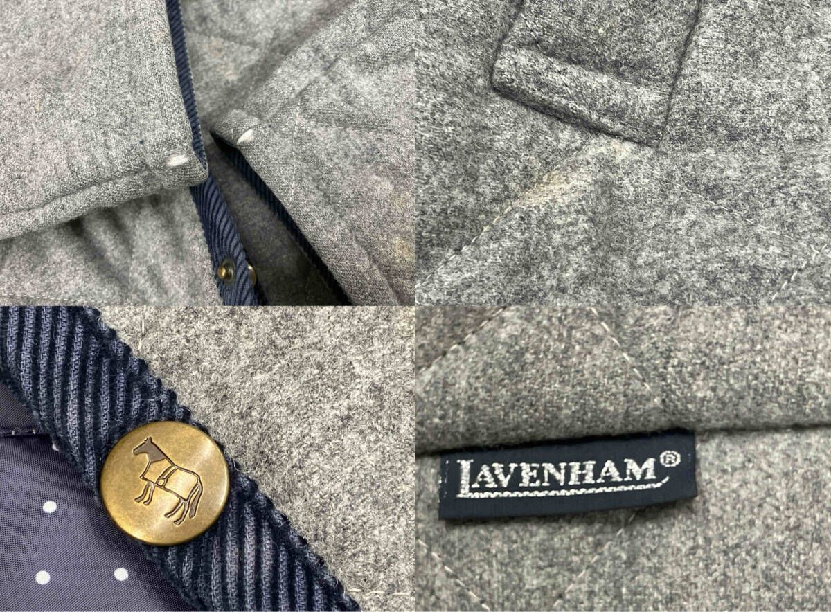 LAVENHAM ラベンハム キルティングコート 表記サイズ38 グレー - メルカリ