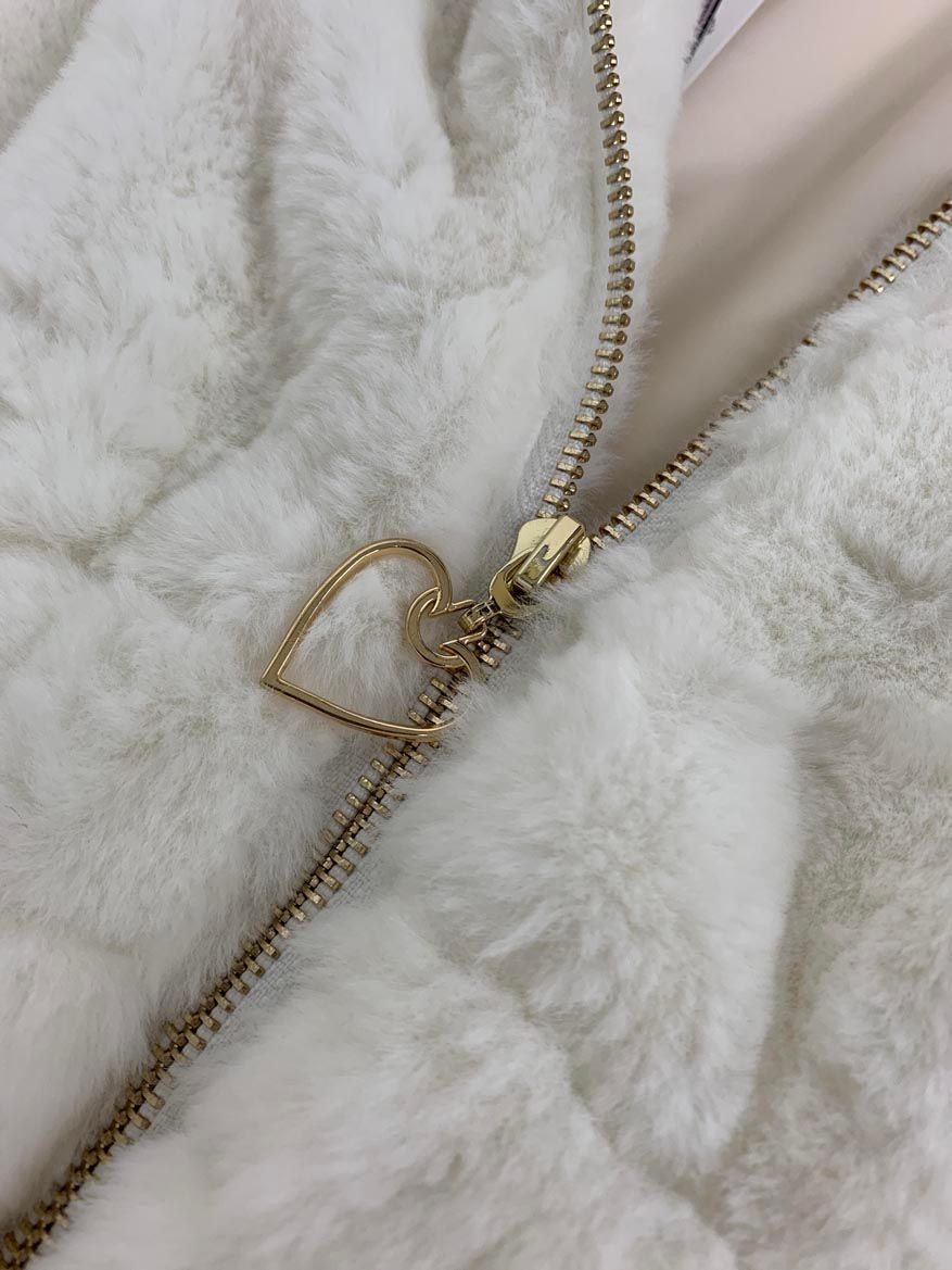 新品 ROJITA ロジータ 1245565 ウエスト飾りベルトファー コート sizeF