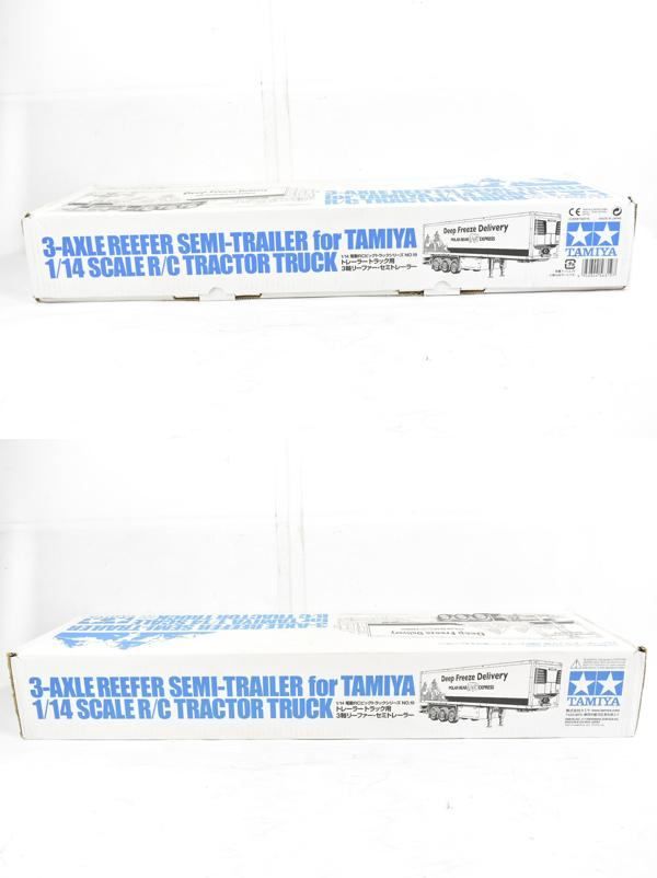 未組立 タミヤ ビッグトラックシリーズ No.19 1|14 RC トレーラートラック用 3軸リーファー セミトレーラー ホビー -A 28-byebye