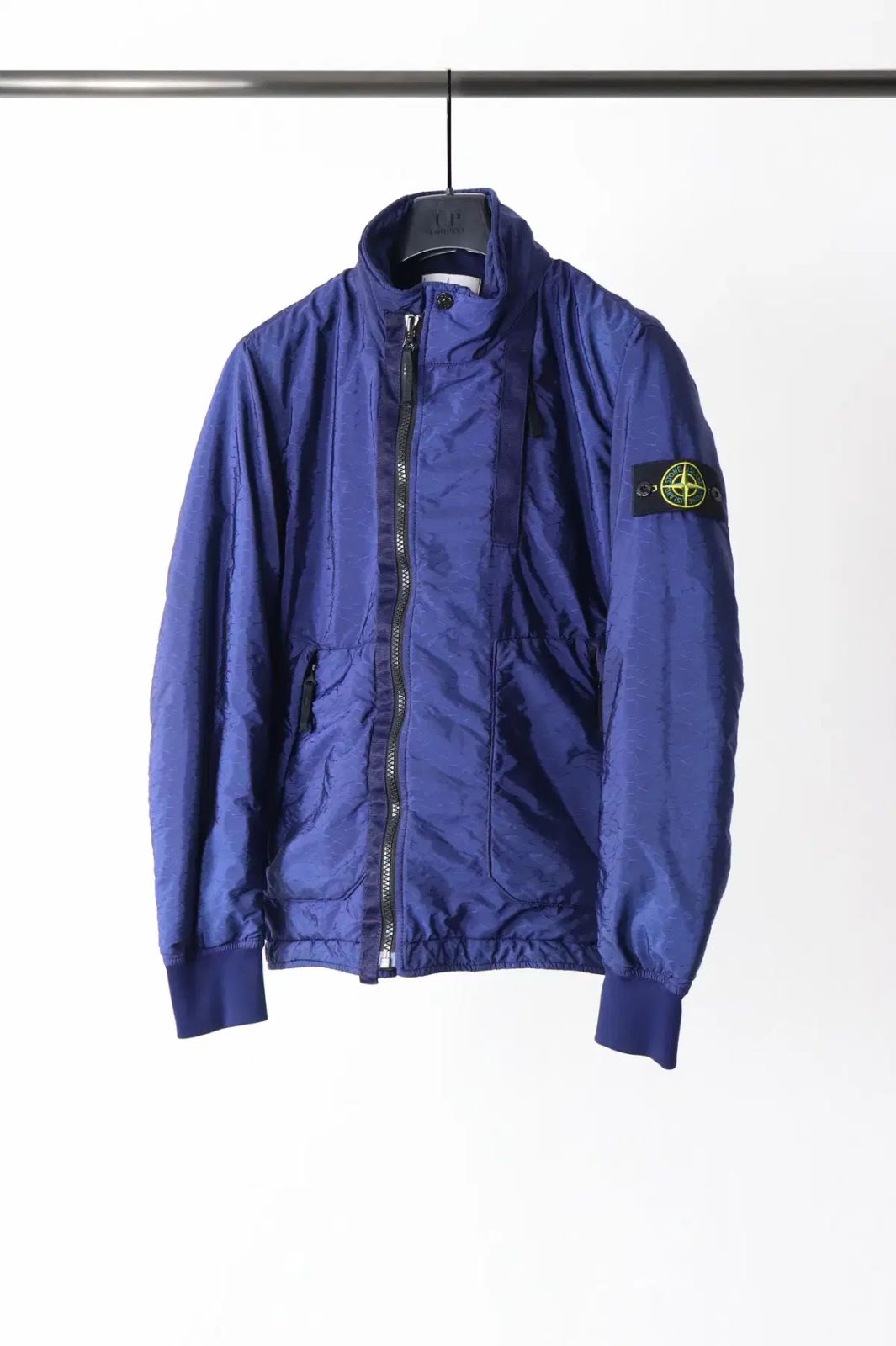 ストーンアイランド ナイロンメタル ジャカード ジャケット マリン