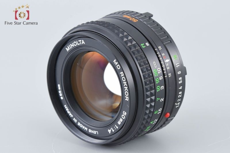 中古】MINOLTA ミノルタ MD ROKKOR 50mm f/1.4 - メルカリ