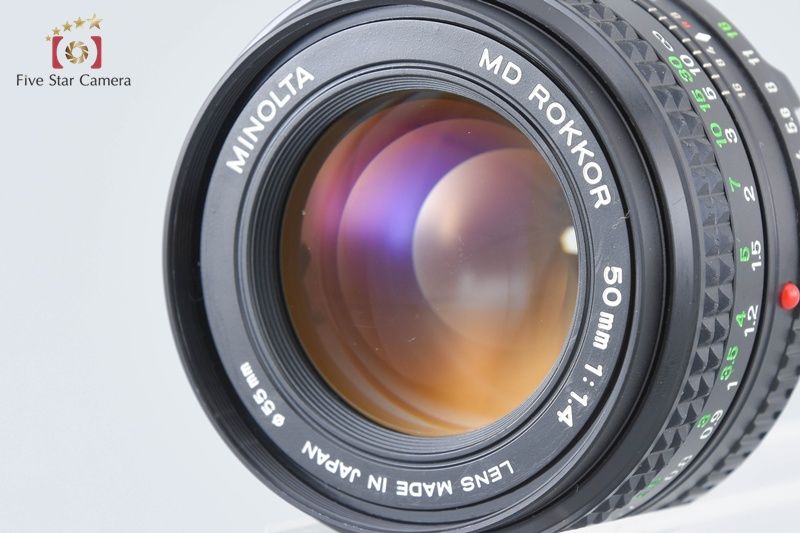 【中古】MINOLTA ミノルタ MD ROKKOR 50mm f/1.4 Minolta 50mm f1.4 Rokkor-X Lens for MD | Blue Moon Camera