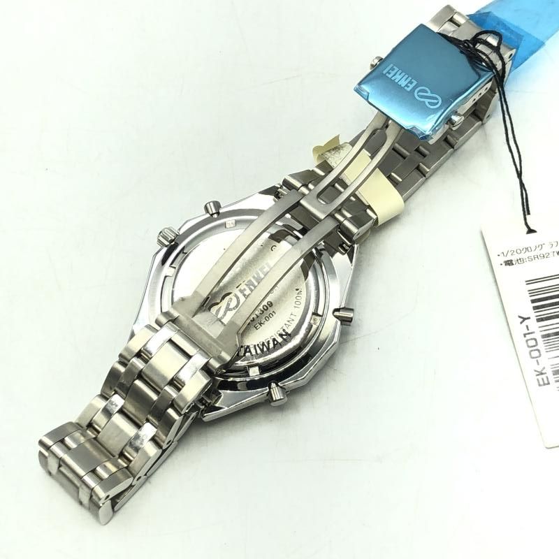 中古】ENKEI RACING LINE EK-001 エンケイ クロノグラフ シルバー