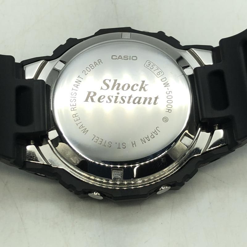 中古】G-SHOCK DW-5000R-1AJF ブラック ジーショック カシオ[17