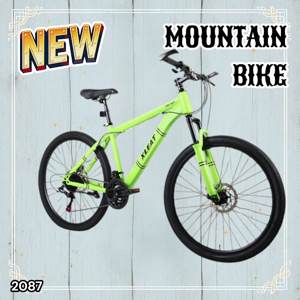 2087 マウンテンバイク ネオン 26インチ シマノ製 21段変速 ディスク