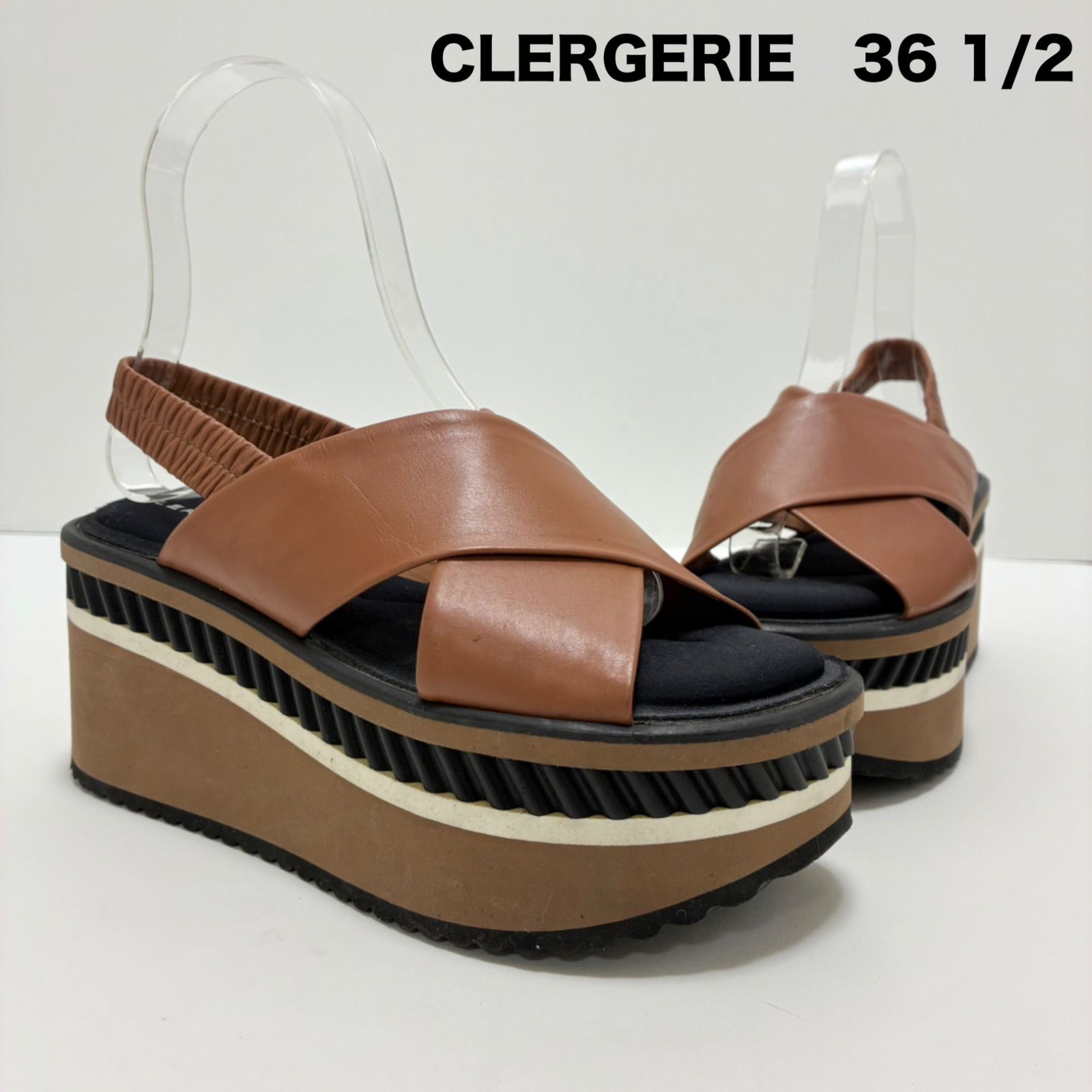 CLERGERIE クレジュリー☆Omin プラットフォーム サンダル 36 1/2