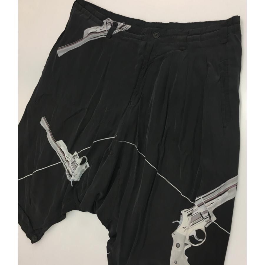 21AW YOHJI YAMAMOTO POUR HOMME サルエルマチ付きP・柄サルエルパンツ