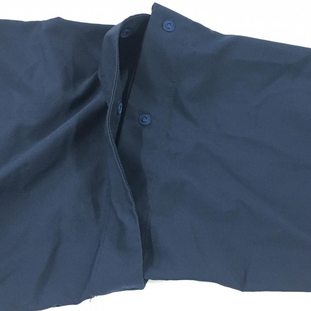 マンシングウェア 2WAYジャケット ネイビー ロゴ白 袖着脱可 メンズ LL