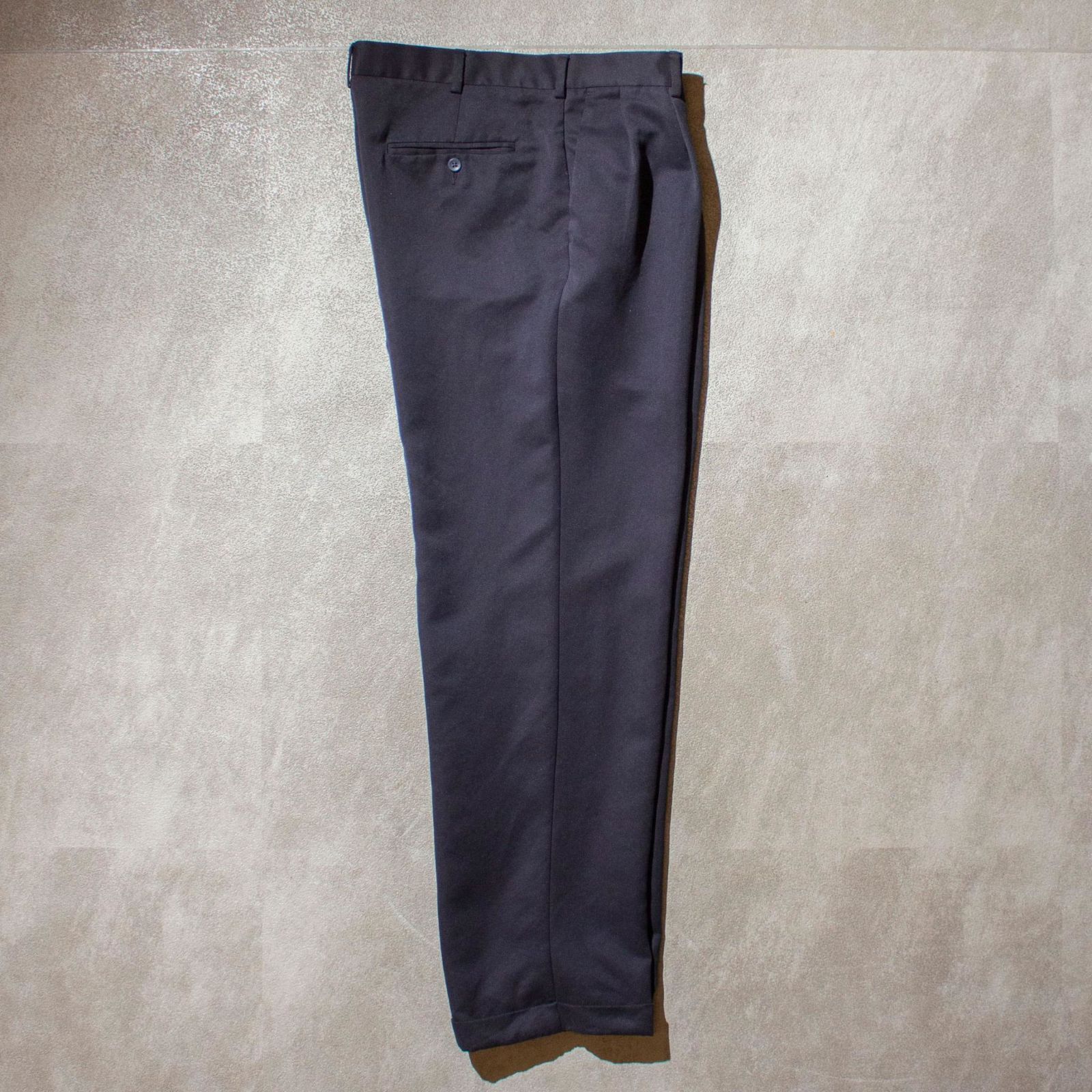 Perry Ellis AMERICA 00's Polyester 2tuck Slacks【34×32】 メンズ