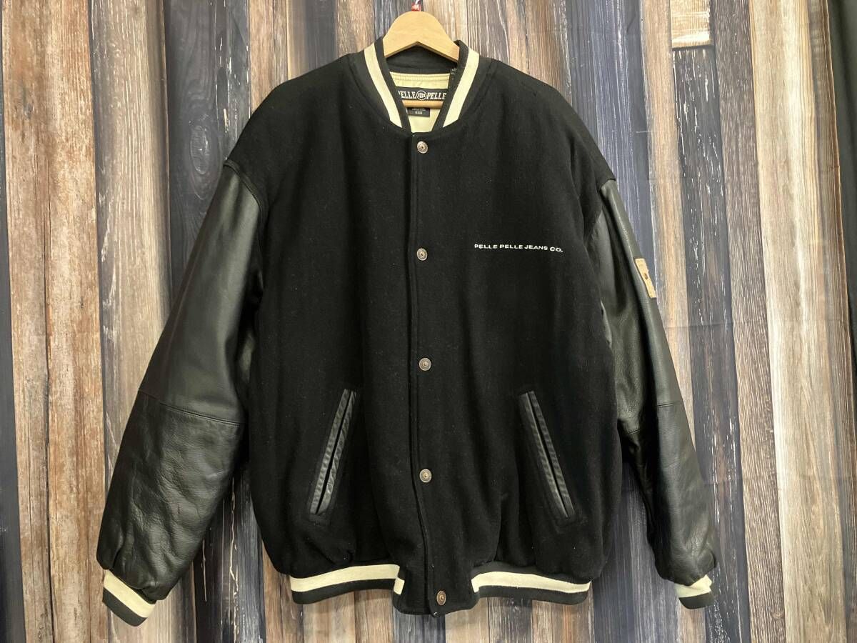 PELLE PELLE ペレペレ 5807J スタジャン ブラックxホワイト S - メルカリ